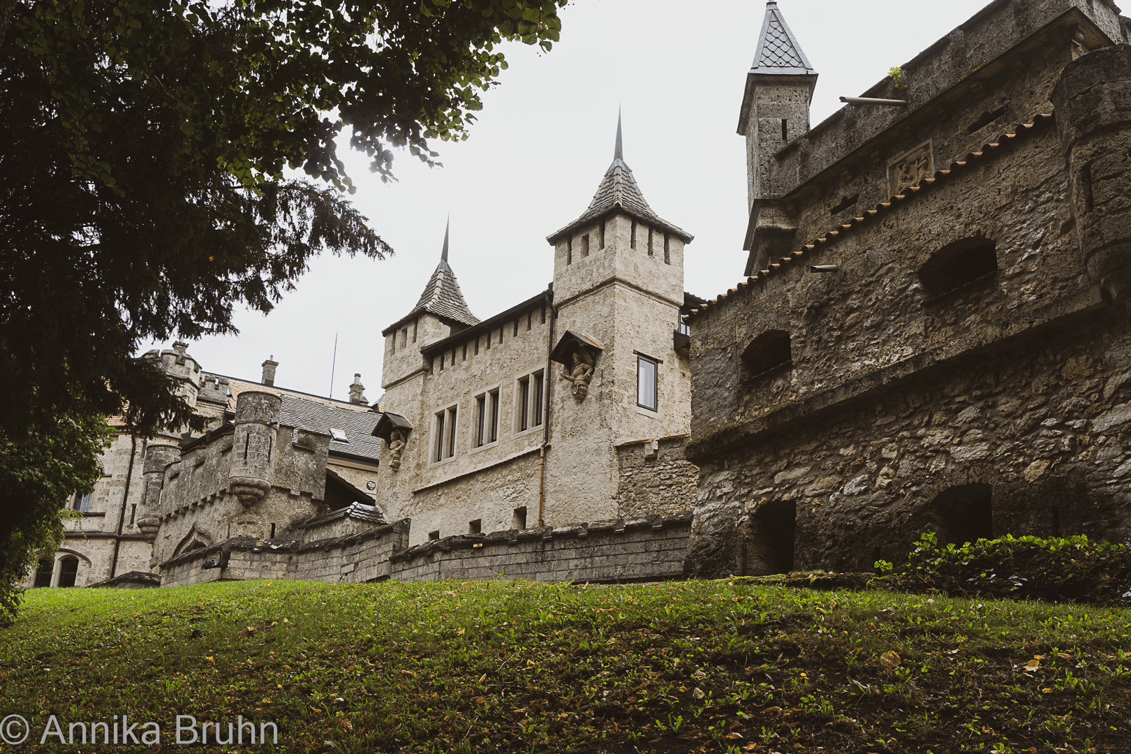 Eingang vom Schloss Lichtenstein